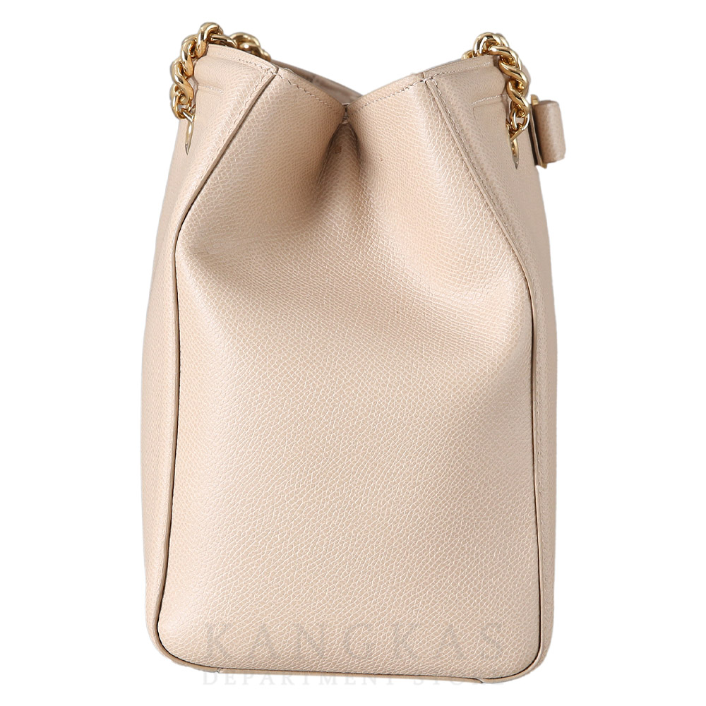 FERRAGAMO(USED)페레가모 바라리본 레더 체인백